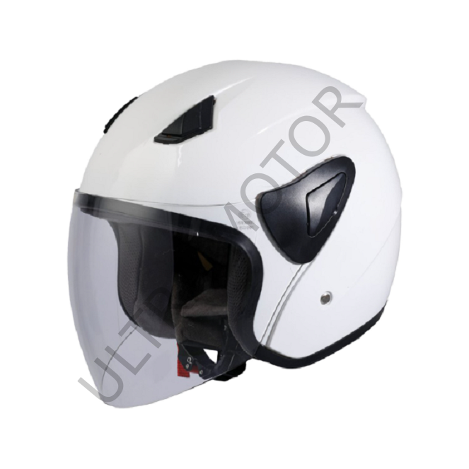 SWAY Beyaz Çene Açık Large Beden Kask