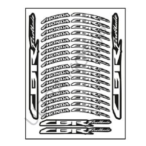 Honda CBR Beyaz Baskı 1 Set Jant Şeridi