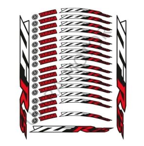 Yamaha R25 Kırmızı Baskı 1 Set Jant Şeridi