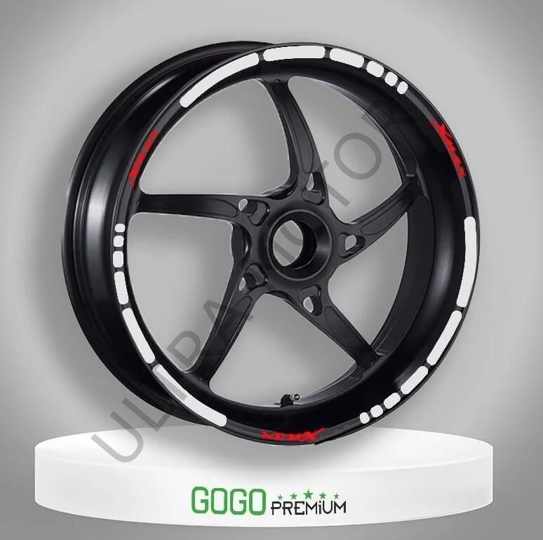 Yamaha XMax Beyaz Reflektör II Jant Şeridi