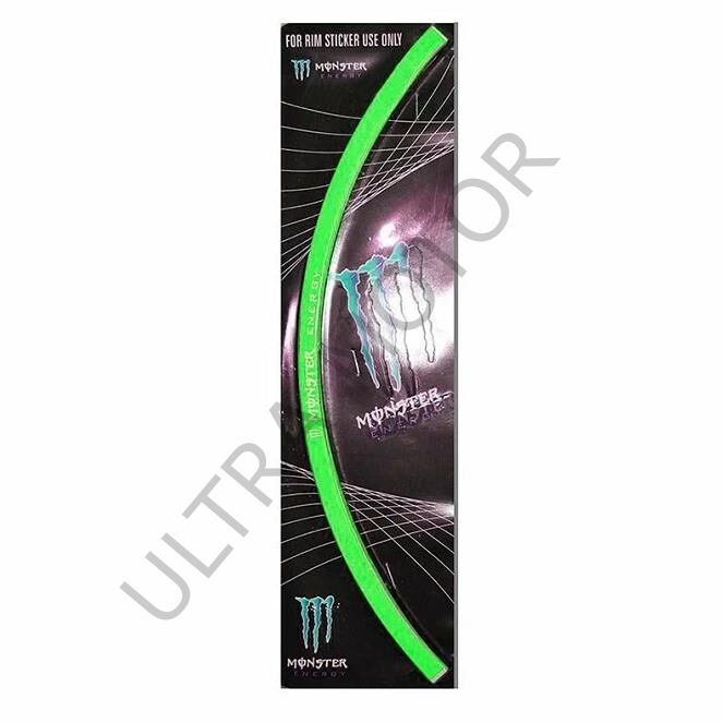 Monster Yeşil Jant Şeridi