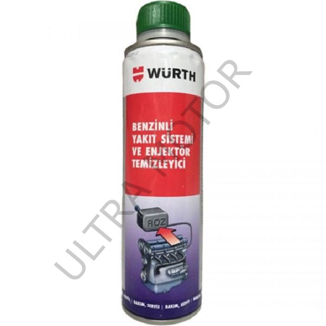 Würth Benzinli Yakıt Sistemi ve Enjektör Temizleyici 300 Mililitre