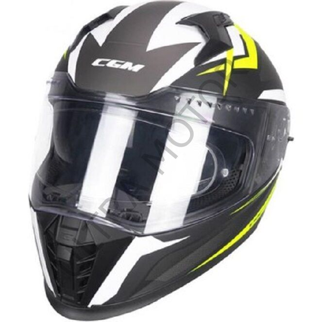 CGM 311G Blast Sport Medium Beden Mat Siyah-Sarı Kapalı Kask