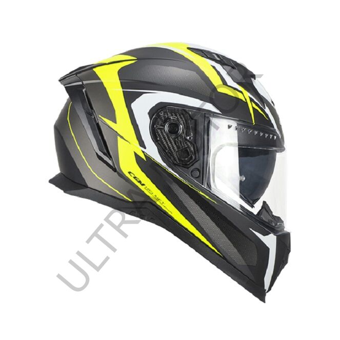 CGM 311G Blast Sport Large Beden Mat Siyah-Sarı Kapalı Kask