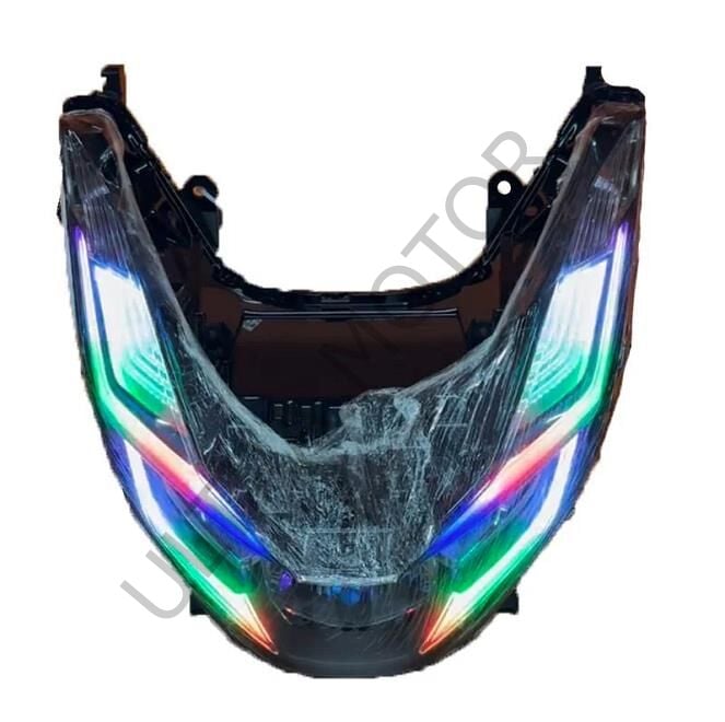 Honda PCX 2021-2024 Uyumlu RGB Led Telefon Kontrollü Ön Far Takımı