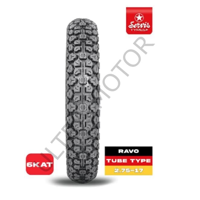 Servis Tyres 2.75-17 Motosiklet Lastiği