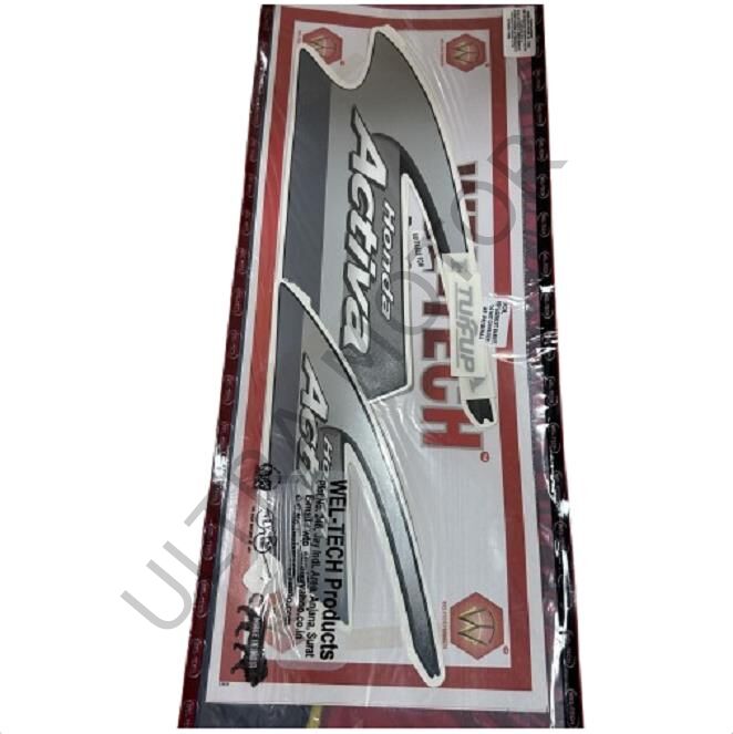 Honda Activa Arma Seti Sticker Yeni Model Gri