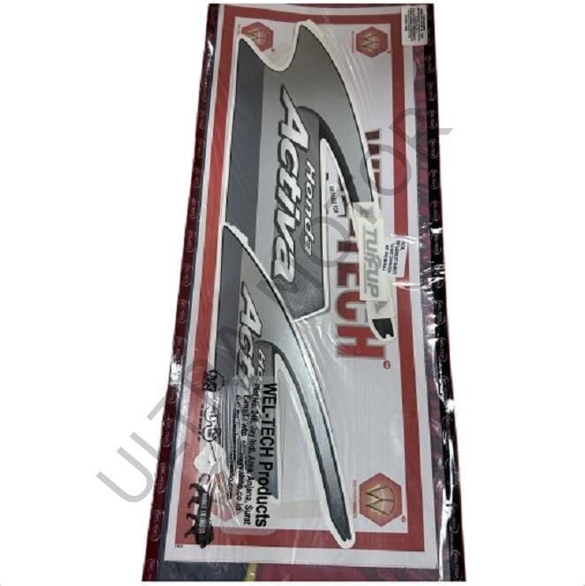 Honda Activa Arma Seti Sticker Yeni Model Gri