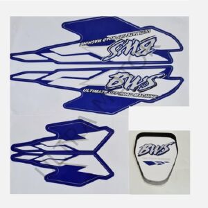 Yamaha BWS 100 Arma Seti Sticker Mavi