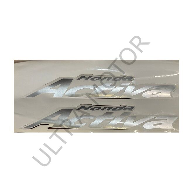 Honda Activa Yan Kapak Arma Sticker Gri