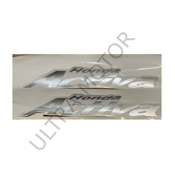 Honda Activa Yan Kapak Arma Sticker Gri