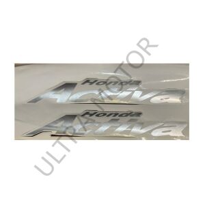 Honda Activa Yan Kapak Arma Sticker Gri