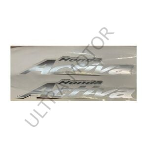 Honda Activa Yan Kapak Arma Sticker Gri
