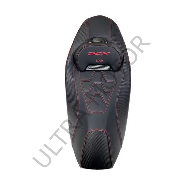 Honda PCX 2021-2025 Uyumlu Spor Bel Destekli Koltuk Sele Kırmızı