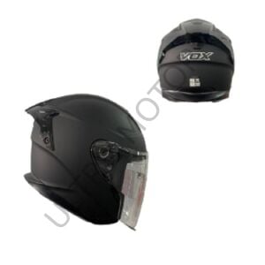 VOX Mat Siyah 2XLarge Beden Çene Açık Kask