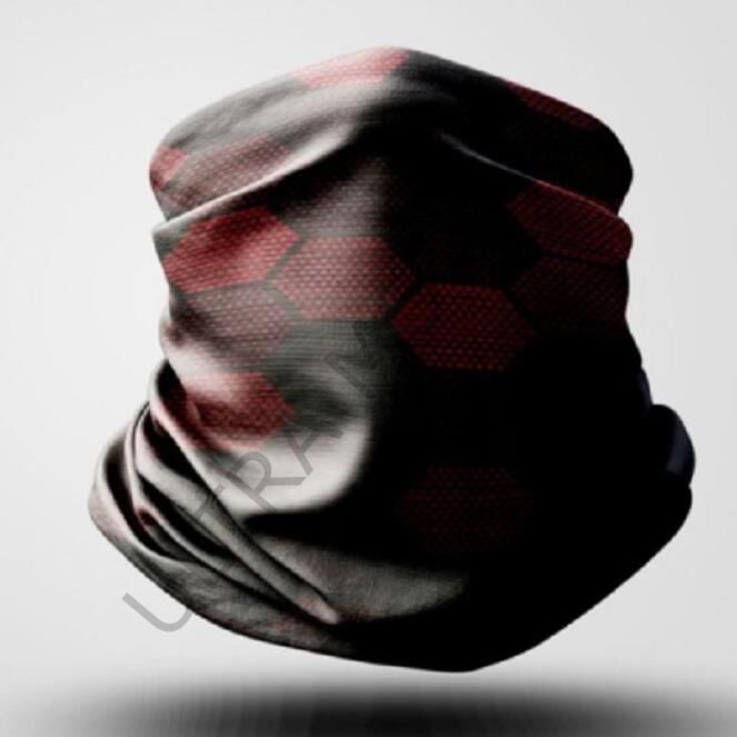 Delta Kırmızı Petek Desenli Buff/Bandana