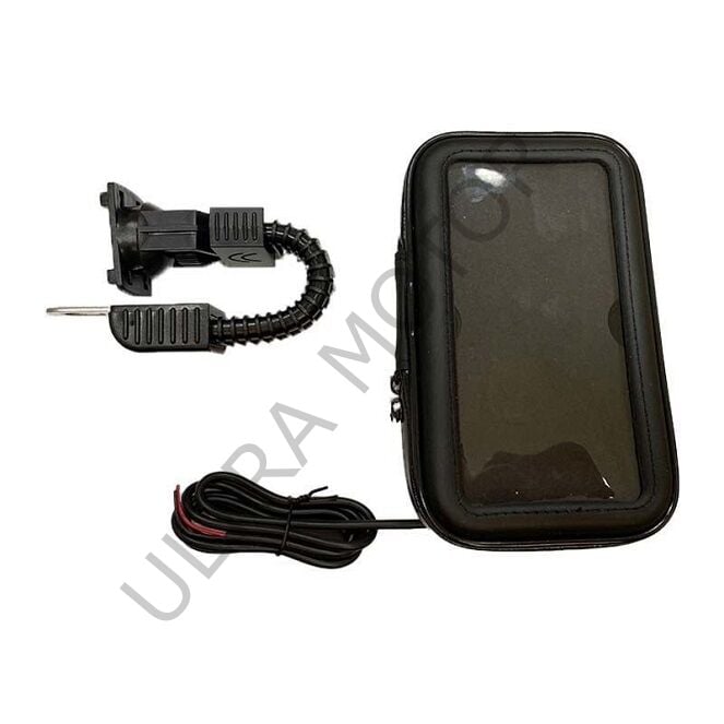 Ayna Bağlantılı USB Girişli Telefon Tutucu