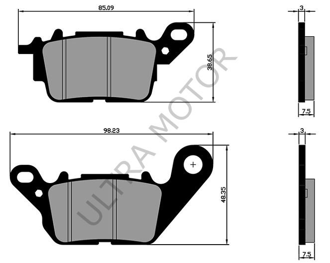 Polini 174.0182 Organik Disk Fren Balata