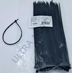 Cırt 2,5mm X 200mm Kablo Bağı İthal Siyah (100 Adet)