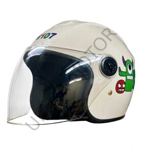 Çene Açık Çocuk Kask Bej