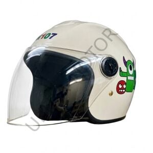 Çene Açık Çocuk Kask Bej