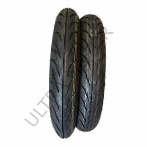 Honda Pcx125/150 (2017 ve öncesi) Uyumlu 100/90-14 57P + 90/90-14 46P Tubless Motosiklet Lastiği Takım 2025